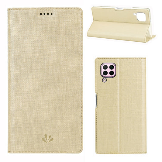 For Huawei nova 6 SE / P40 Lite / nova 7i ViLi DMX-54 Shockproof TPU + PU Leather Magnetic Attraction Horizontal Flip Protective Case with Card Slots & Holder(Champagne Gold) - Huawei Cases by ViLi | Online Shopping UK | buy2fix