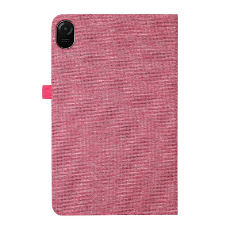 For Huawei MatePad Air 2024 Fabric Leather Tablet Case(Rose Red) - Huawei by buy2fix | Online Shopping UK | buy2fix