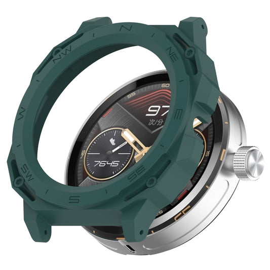 For Huawei Watch GT Cyber Armor Hollow Watch Protective Case(Dark Green) - Watch Cases by buy2fix | Online Shopping UK | buy2fix