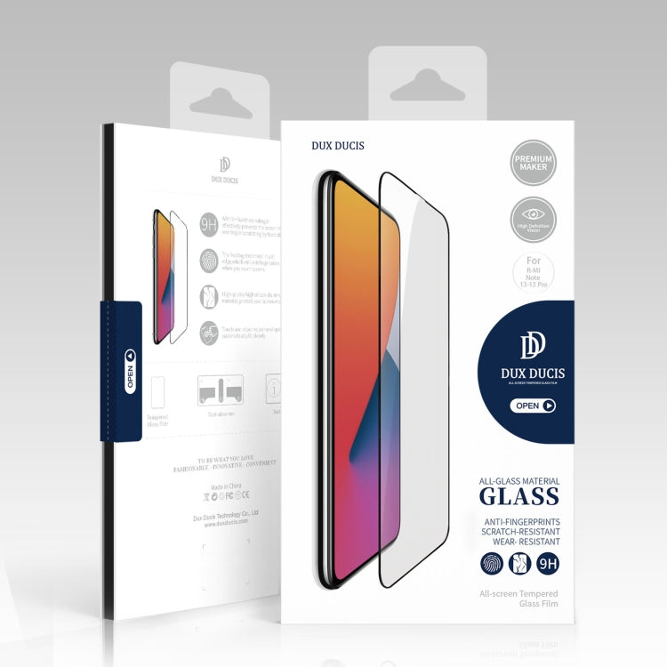 For Xiaomi Redmi Note 13 5G 10pcs DUX DUCIS 0.33mm 9H Medium Alumina Tempered Glass Film -  by DUX DUCIS | Online Shopping UK | buy2fix