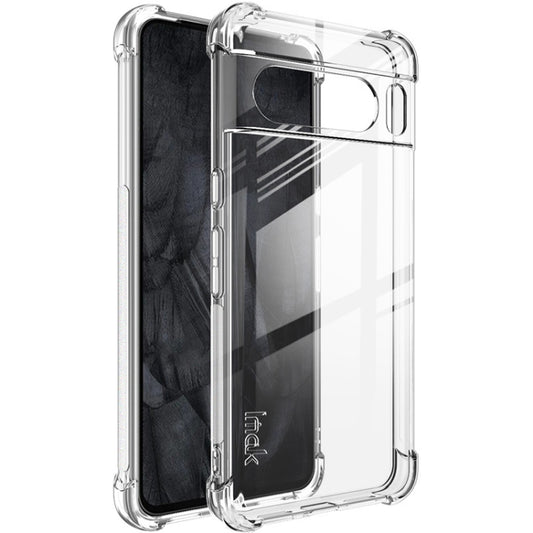 For Google Pixel 8 Pro imak Shockproof Airbag TPU Phone Case(Transparent) - Google Cases by imak | Online Shopping UK | buy2fix