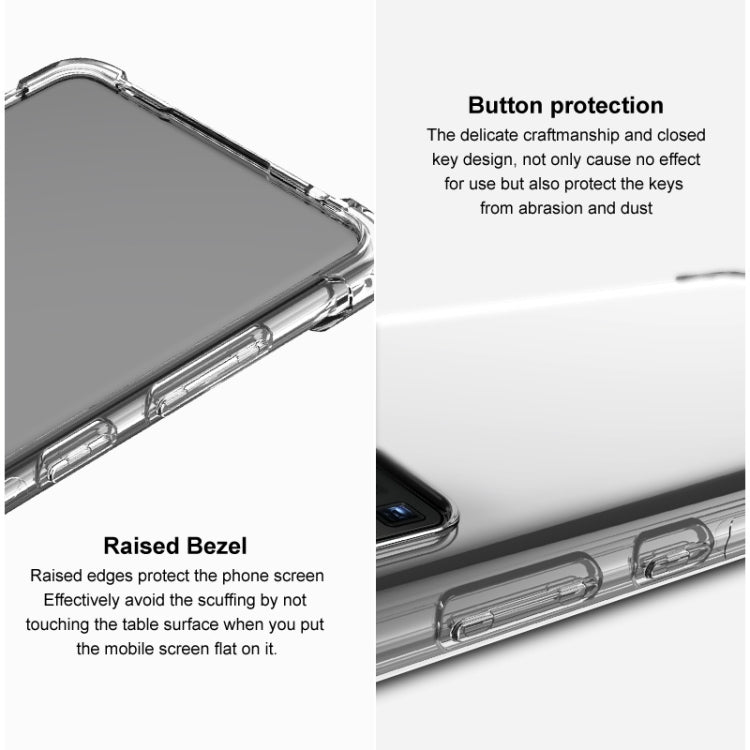 For Google Pixel 8a imak Shockproof Airbag TPU Phone Case(Transparent) - Google Cases by imak | Online Shopping UK | buy2fix
