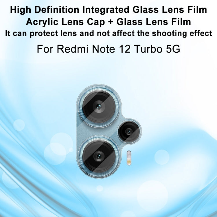 For Xiaomi Redmi Note 12 Turbo 5G imak Integrated Rear Camera Lens Tempered Glass Film - For Xiaomi by imak | Online Shopping UK | buy2fix