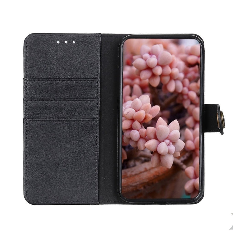 For Xiaomi Redmi K70 5G / K70 Pro 5G KHAZNEH Cowhide Texture Flip Leather Phone Case(Black) - K70 Cases by buy2fix | Online Shopping UK | buy2fix