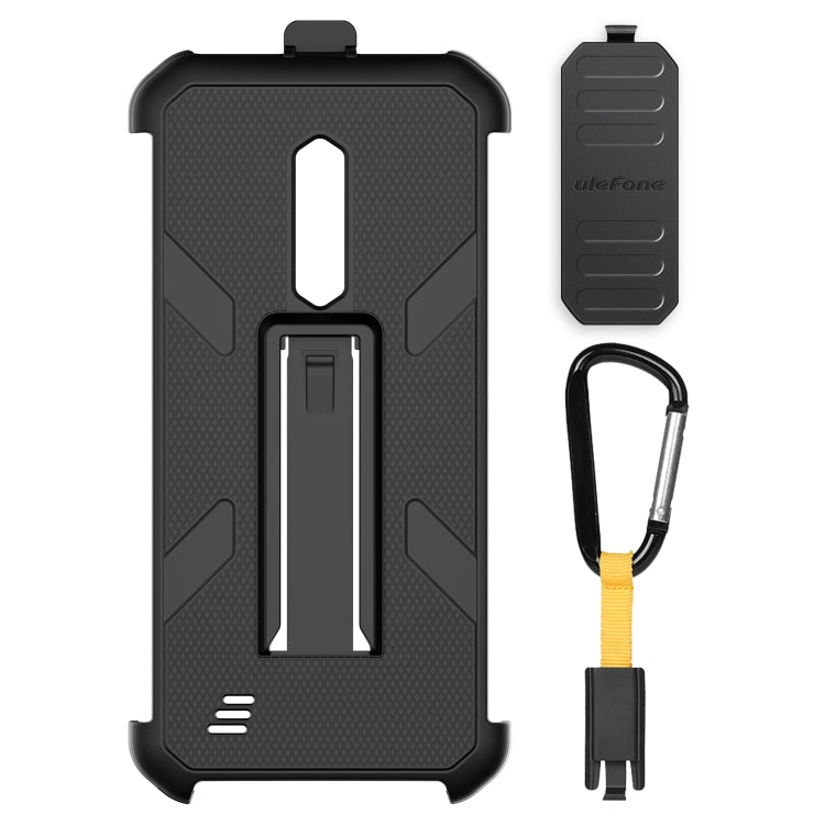 For Ulefone Armor X12 Pro Ulefone Back Clip Phone Case with Carabiner(Black) - Ulefone Cases by Ulefone | Online Shopping UK | buy2fix