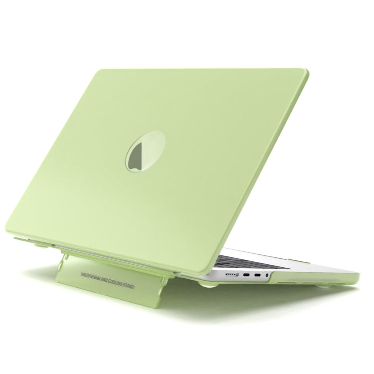 For Macbook Pro 14 A2918/A2992/A2779 Frosted Translucent Laptop Protective Case(Morandi Green) - MacBook Pro Cases by buy2fix | Online Shopping UK | buy2fix