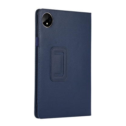 For Huawei MatePad Pro 11 2024 Litchi Texture Leather Tablet Case with Holder(Dark Blue) - Huawei by buy2fix | Online Shopping UK | buy2fix