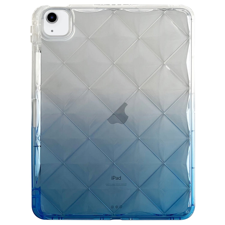 For iPad Air 11 2025 / 2024 Gradient Diamond Plaid TPU Tablet Case(Gradient Blue) - iPad Air 11 2025 / 2024 Cases by buy2fix | Online Shopping UK | buy2fix