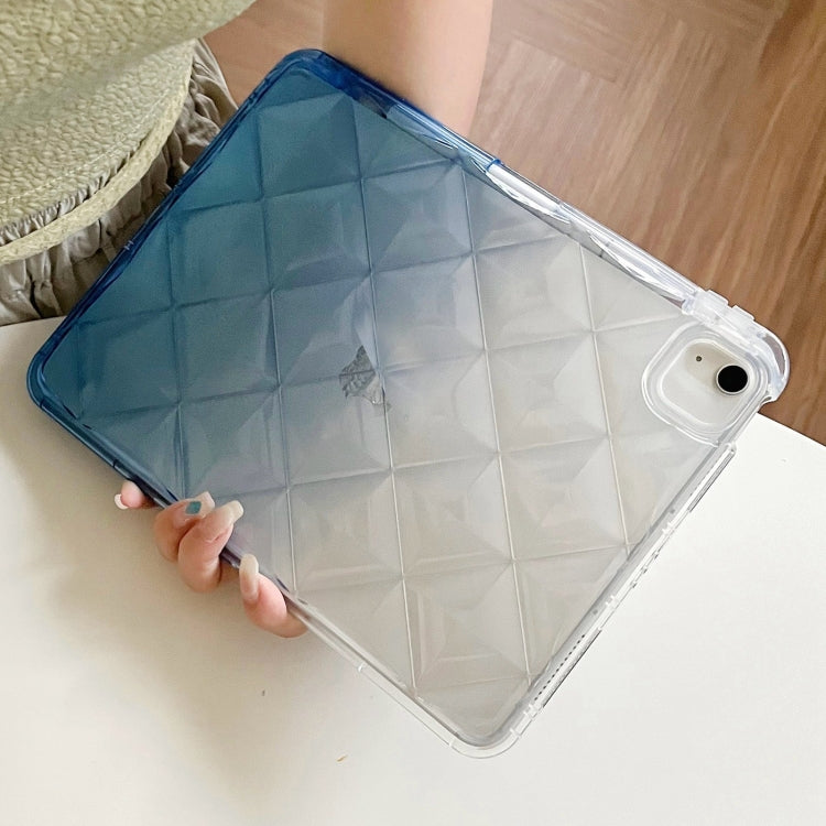 For iPad Air 11 2025 / 2024 Gradient Diamond Plaid TPU Tablet Case(Gradient Blue) - iPad Air 11 2025 / 2024 Cases by buy2fix | Online Shopping UK | buy2fix