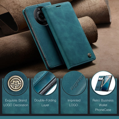 For Realme 11 Pro／Realme 11 Pro+ CaseMe 013 Multifunctional Horizontal Flip Leather Phone Case(Blue) - Realme Cases by CaseMe | Online Shopping UK | buy2fix