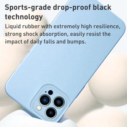 For iPhone 13 Liquid Silicone MagSafe Precision Hole Phone Case(White) - iPhone 13 Cases by buy2fix | Online Shopping UK | buy2fix