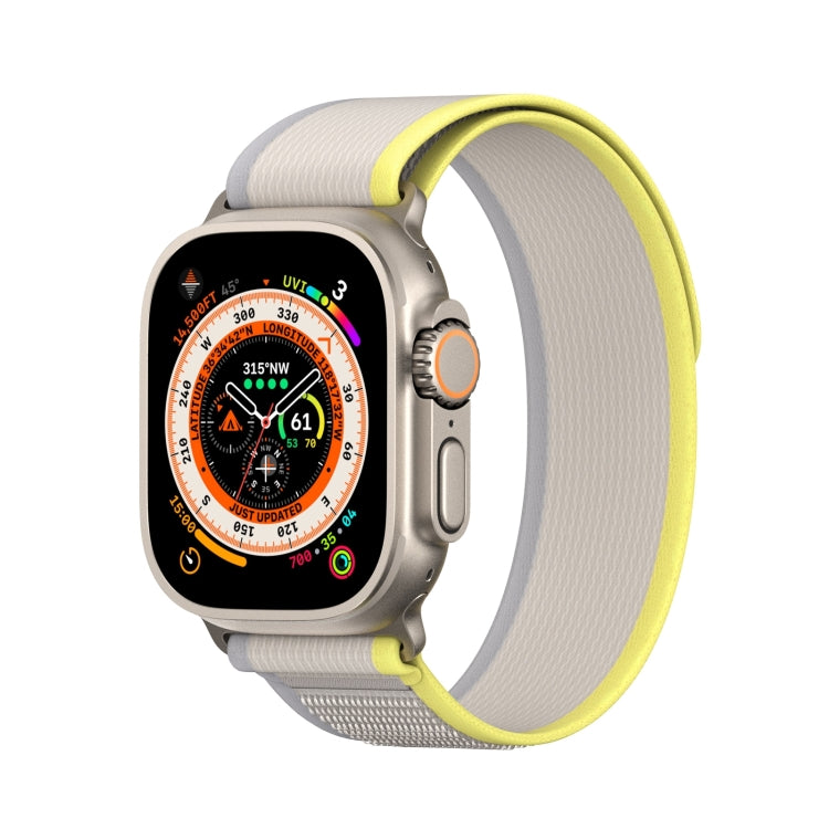 For Apple Watch Ultra 2 49mm DUX DUCIS YJ Series Nylon Watch Band(Yellow) - Watch Bands by DUX DUCIS | Online Shopping UK | buy2fix