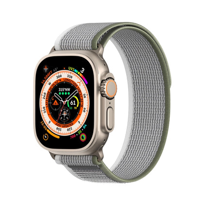 For Apple Watch Ultra 2 49mm DUX DUCIS YJ Series Nylon Watch Band(Green Grey) - Watch Bands by DUX DUCIS | Online Shopping UK | buy2fix