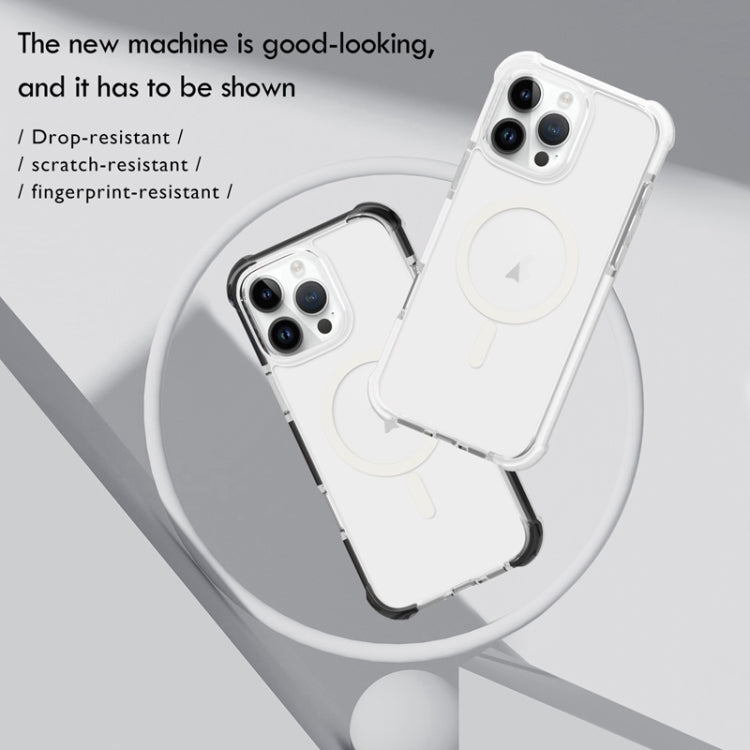 For iPhone 16 Pro Max Acrylic Magsafe Magnetic Shockproof Phone Case(Transparent) - iPhone 16 Pro Max Cases by buy2fix | Online Shopping UK | buy2fix