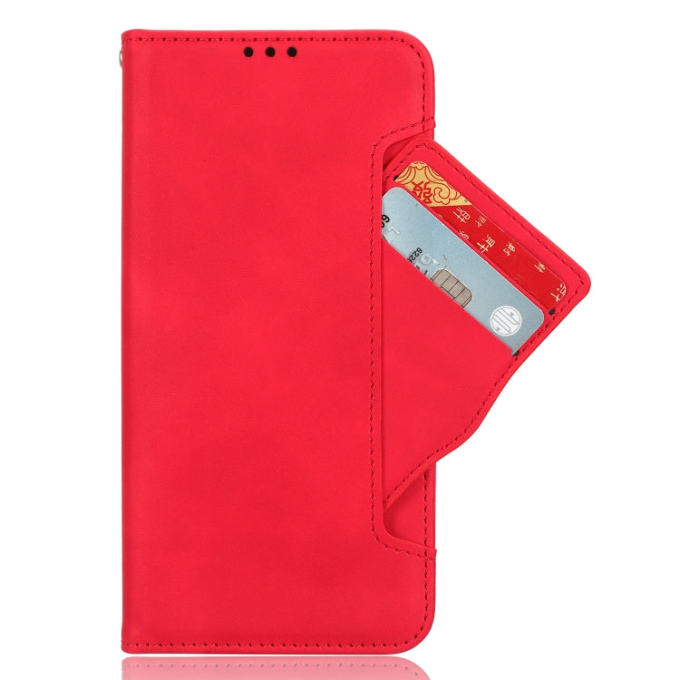 For Ulefone Note 16 Pro Skin Feel Calf Texture Card Slots Leather Phone Case(Red) - Ulefone Cases by buy2fix | Online Shopping UK | buy2fix