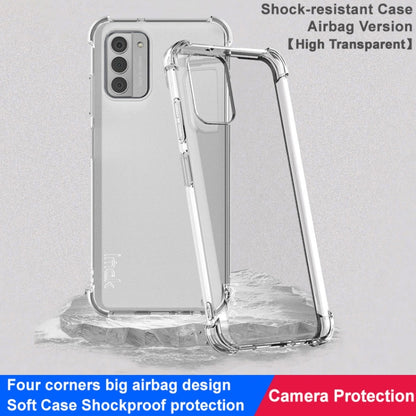 For Nokia G42 5G imak Shockproof Airbag TPU Phone Case(Transparent) - Nokia Cases by imak | Online Shopping UK | buy2fix