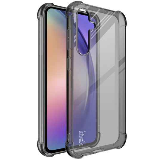 For Samsung Galaxy S23 FE 5G imak Shockproof Airbag TPU Phone Case(Transparent Black) - Galaxy Phone Cases by imak | Online Shopping UK | buy2fix