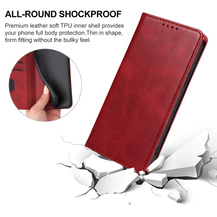 For Ulefone Armor X12 Magnetic Closure Leather Phone Case(Red) - Ulefone Cases by buy2fix | Online Shopping UK | buy2fix