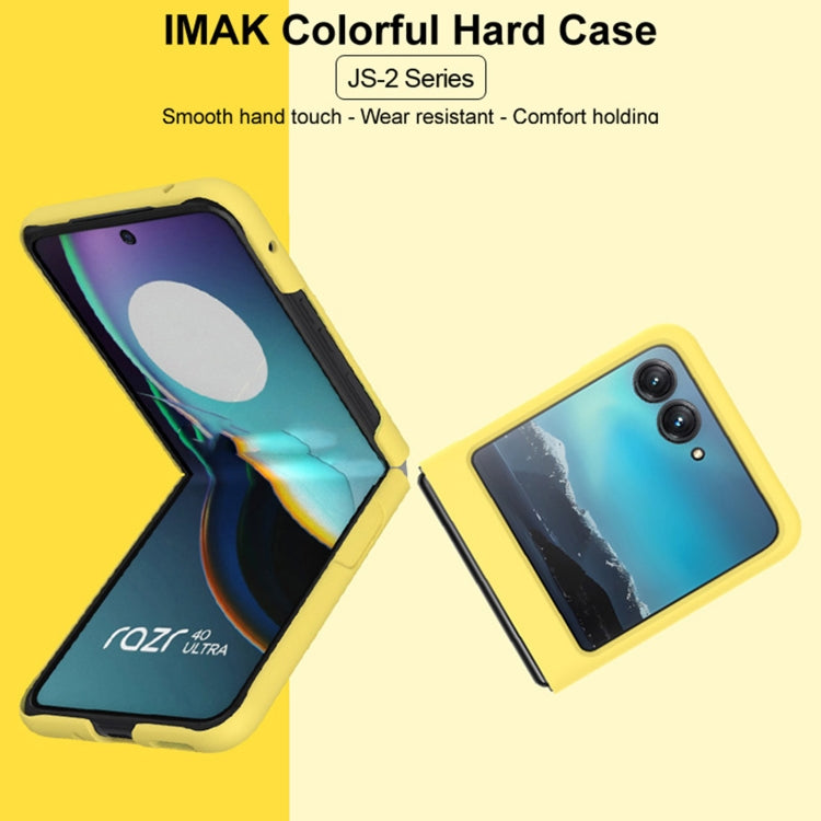 For Motorola Razr 40 Ultra IMAK JS-2 Series Colorful PC Case(Purple) - Motorola Cases by imak | Online Shopping UK | buy2fix