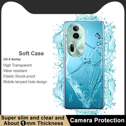 For OPPO Reno11 Pro 5G China  IMAK UX-5 Series Transparent TPU Phone Case - Reno11 Pro Cases by imak | Online Shopping UK | buy2fix
