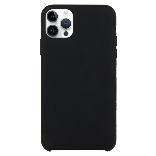 For iPhone 16 Pro Solid Silicone Phone Case(Black) - iPhone 16 Pro Cases by buy2fix | Online Shopping UK | buy2fix