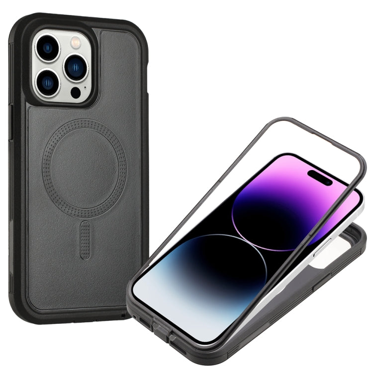 For iPhone 15 Plus Defender Series XT MagSafe Magnetic PC + TPU Shockproof Phone Case(Black) - iPhone 15 Plus Cases by buy2fix | Online Shopping UK | buy2fix