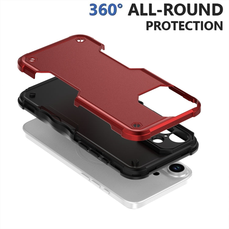 For iPhone 16 Plus Non-slip Shockproof Armor Phone Case(Pink) - iPhone 16 Plus Cases by buy2fix | Online Shopping UK | buy2fix