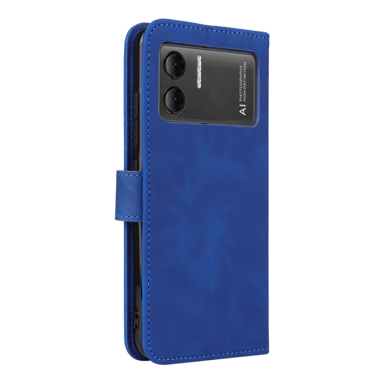 For Doogee X98 / X98 Pro Skin Feel Magnetic Flip Leather Phone Case(Blue) - More Brand by buy2fix | Online Shopping UK | buy2fix