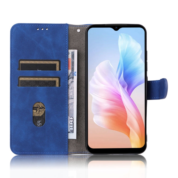 For Doogee X98 / X98 Pro Skin Feel Magnetic Flip Leather Phone Case(Blue) - More Brand by buy2fix | Online Shopping UK | buy2fix