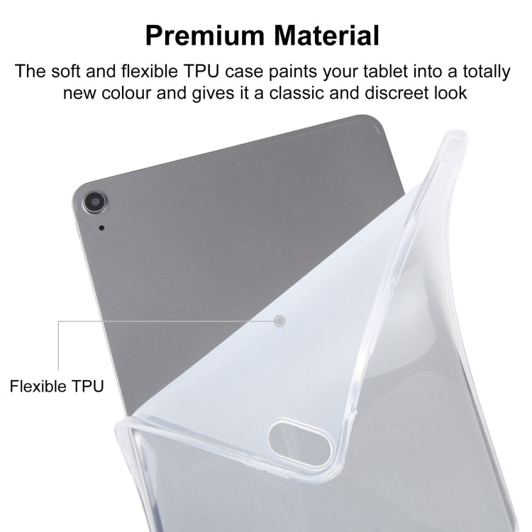 For Samsung Galaxy Tab S9 FE+ TPU Tablet Case(Frosted Clear) - Galaxy Tab S9 FE+ by buy2fix | Online Shopping UK | buy2fix