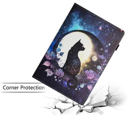 For iPad Pro 11 2024 Sewing Litchi Texture Smart Leather Tablet Case(Cat) - iPad Pro 11 2024 Cases by buy2fix | Online Shopping UK | buy2fix