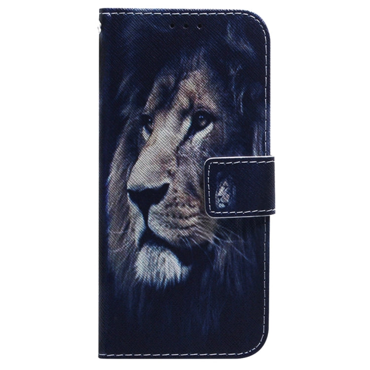 For OnePlus 13 Coloured Drawing Flip Leather Phone Case(Lion) - OnePlus Cases by buy2fix | Online Shopping UK | buy2fix