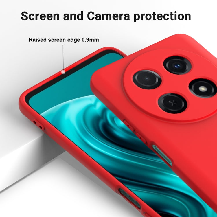For Huawei nova 12i Solid Color Liquid Silicone Dropproof Full Coverage Protective Case(Red) - Huawei Cases by buy2fix | Online Shopping UK | buy2fix