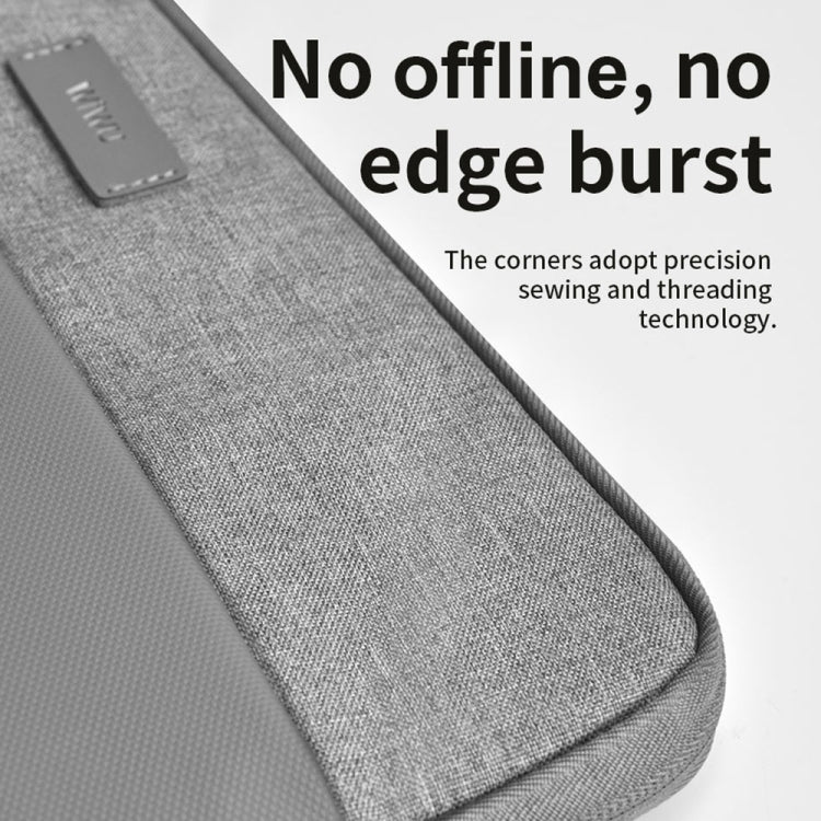 For 16 inch Laptop WIWU Minimalist Ultra-thin Laptop Sleeve(Grey) - 14.1 inch by WIWU | Online Shopping UK | buy2fix