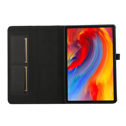 For Lenovo Tab M11 / Xiaoxin Pad 11 2024 Horizontal Flip TPU + Fabric PU Leather Tablet Case(Black) - Lenovo by buy2fix | Online Shopping UK | buy2fix