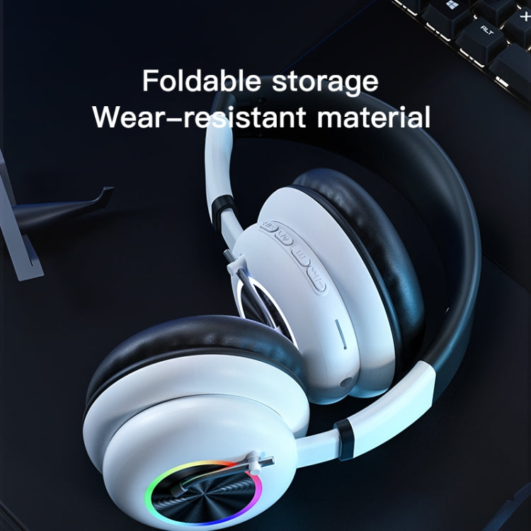 T&G KE-29 Foldable Wireless Headset with Microphone(White) - Multimedia Headset by T&G | Online Shopping UK | buy2fix
