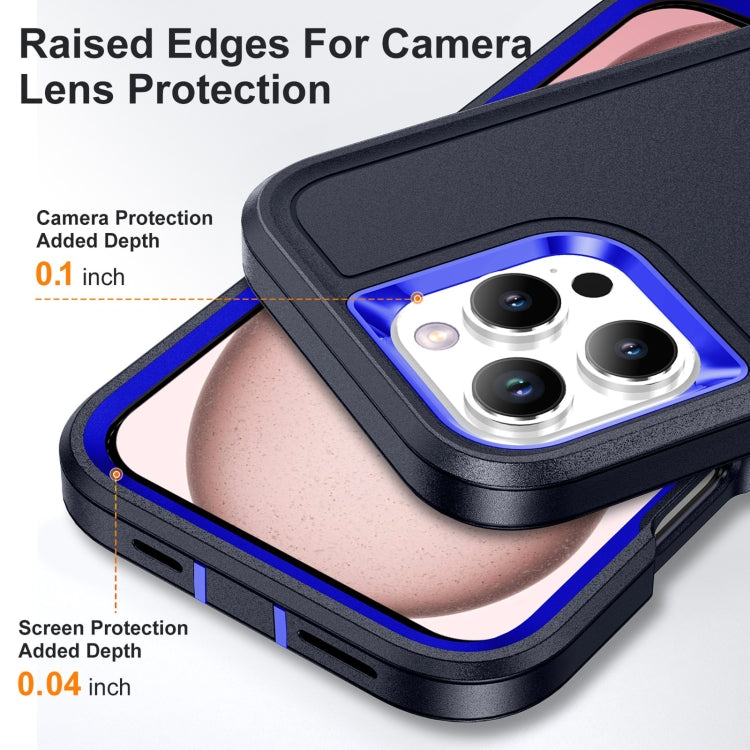 For iPhone 16 Pro Life Waterproof Rugged Phone Case(Dark Blue + Royal Blue) - iPhone 16 Pro Cases by buy2fix | Online Shopping UK | buy2fix