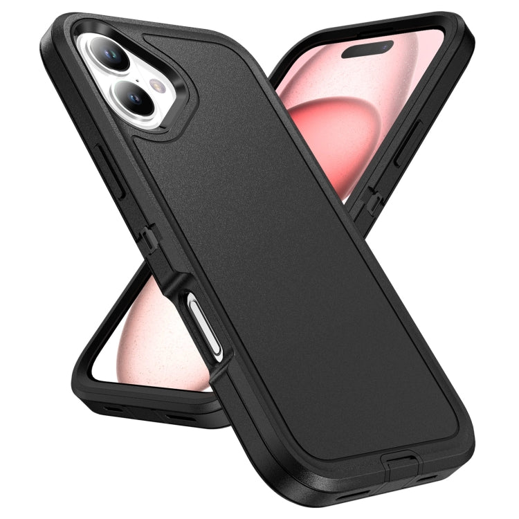 For iPhone 16 Life Waterproof Rugged Phone Case(Black) - iPhone 16 Cases by buy2fix | Online Shopping UK | buy2fix