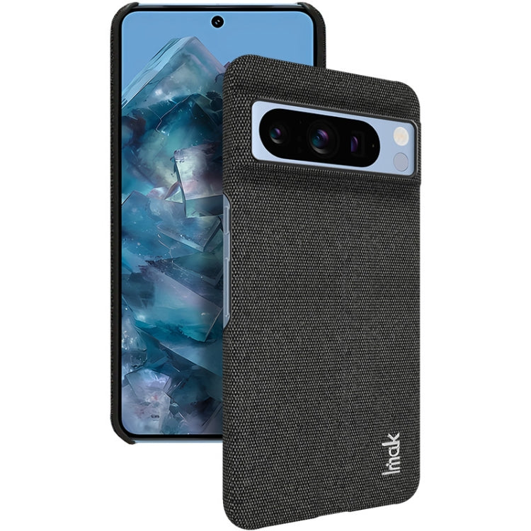 For Google Pixel 8 Pro imak Ruiyi Series Cloth Texture PU + PC Phone Case(Black) - Google Cases by imak | Online Shopping UK | buy2fix