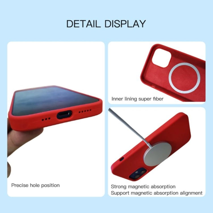 For iPhone 16 Liquid Silicone Full Coverage MagSafe Phone Case(Red) - iPhone 16 Cases by buy2fix | Online Shopping UK | buy2fix