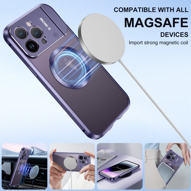 For iPhone 15 Pro Aromatherapy Holder Single-sided MagSafe Magnetic Phone Case(White) - iPhone 15 Pro Cases by buy2fix | Online Shopping UK | buy2fix