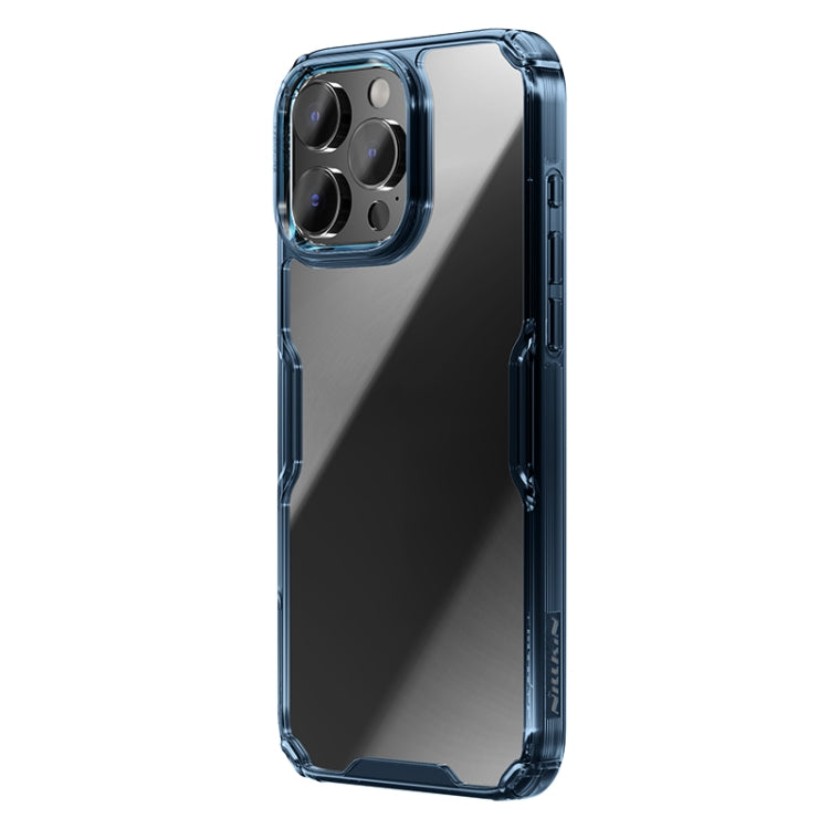 For iPhone 16 Pro Max NILLKIN Ultra Clear PC + TPU Phone Case(Blue) - iPhone 16 Pro Max Cases by NILLKIN | Online Shopping UK | buy2fix