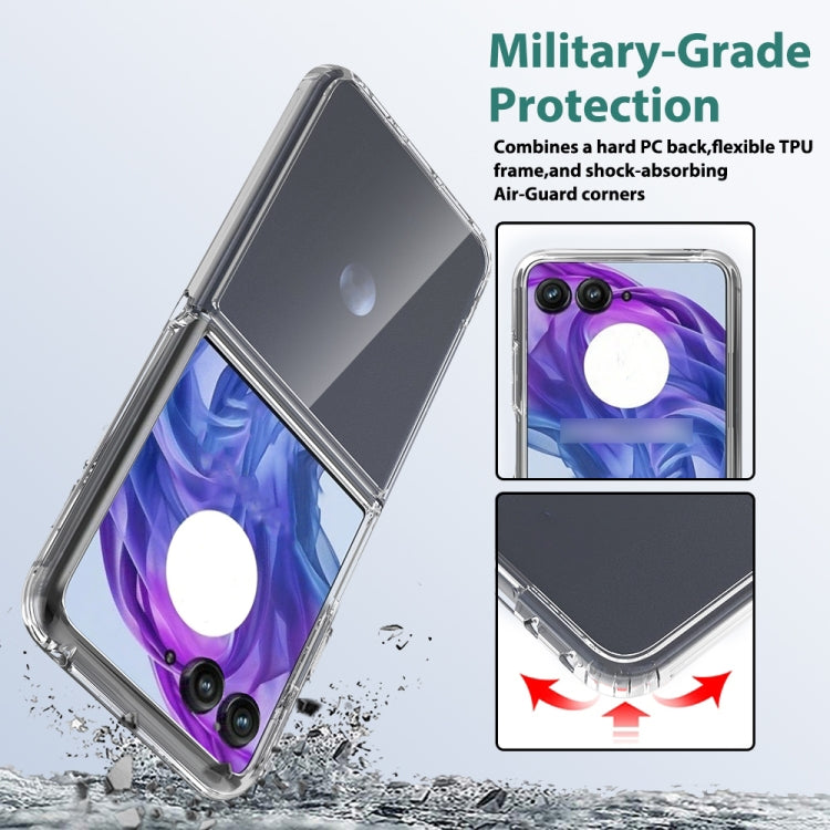 For Motorola Razr 50 Ultra / Razr+ 2024 Scratchproof Acrylic TPU Phone Case(Transparent) - Motorola Cases by buy2fix | Online Shopping UK | buy2fix