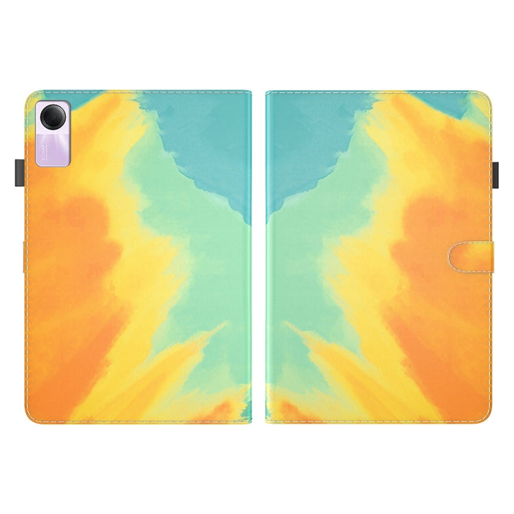 For Xiaomi Redmi Pad SE 11 inch Watercolor Pattern Flip Leather Tablet Case(Autumn Leaves) - More Tablet Cases by buy2fix | Online Shopping UK | buy2fix