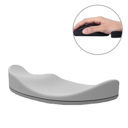 Silicone Wrist Support Mouse Pad Mobile Palm Rest Office Hand Rest, Spec:Grey Right Hand - Mouse Pads by buy2fix | Online Shopping UK | buy2fix