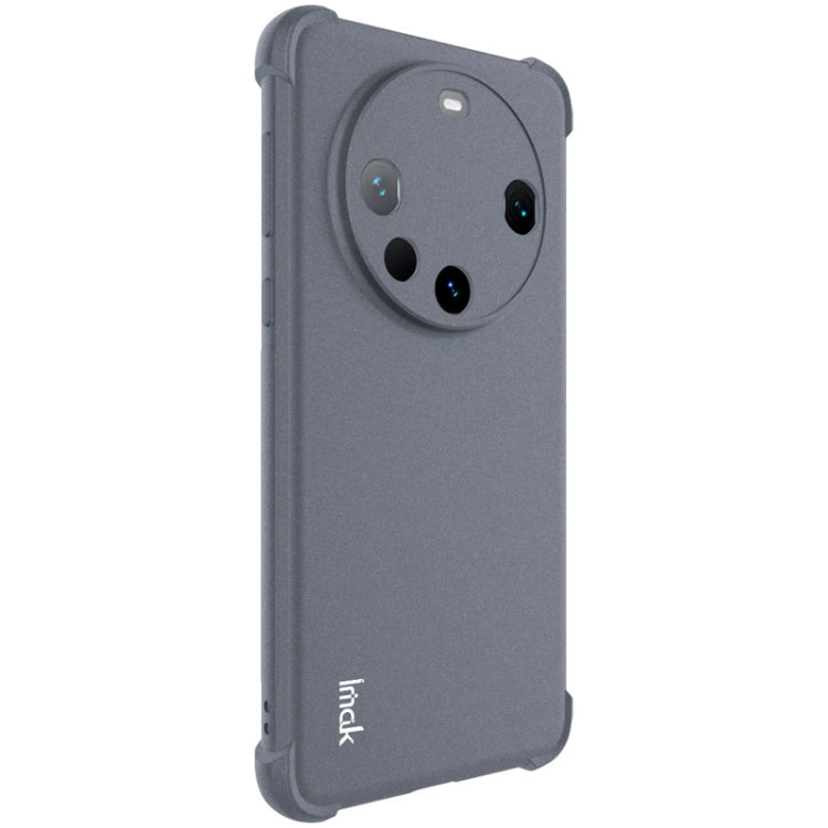 For Huawei Mate 60 Pro imak Shockproof Airbag TPU Phone Case(Matte Grey) - Huawei Cases by imak | Online Shopping UK | buy2fix