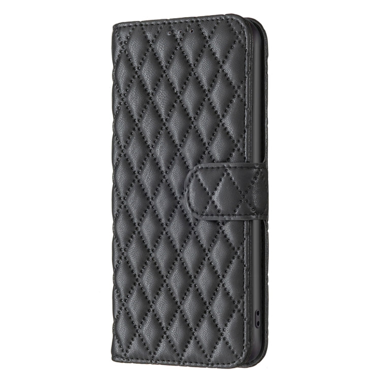 For Xiaomi 13T / 13T Pro / Redmi K60 Ultra Diamond Lattice Wallet Leather Flip Phone Case(Black) - Redmi K60 Ultra Cases by buy2fix | Online Shopping UK | buy2fix