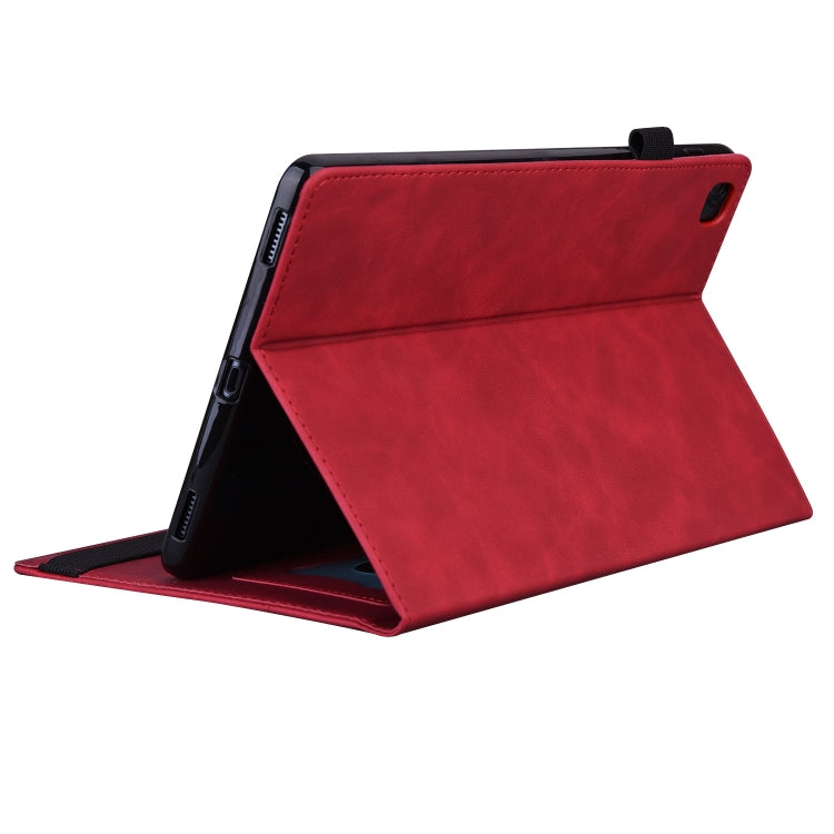 For Samsung Galaxy Tab A9+ Splicing Shockproof Leather Tablet Case(Red) - Galaxy Tab A9+ by buy2fix | Online Shopping UK | buy2fix