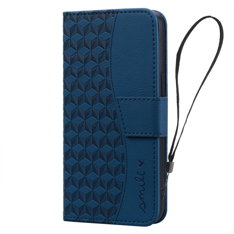 For Google Pixel 9 Pro Business Diamond Buckle Leather Phone Case with Lanyard(Royal Blue) - Google Cases by buy2fix | Online Shopping UK | buy2fix