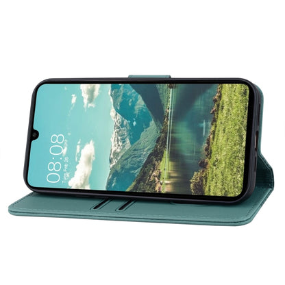 For Samsung Galaxy A55 5G Diamond Buckle Leather Phone Case with Lanyard(Green) - Galaxy Phone Cases by buy2fix | Online Shopping UK | buy2fix